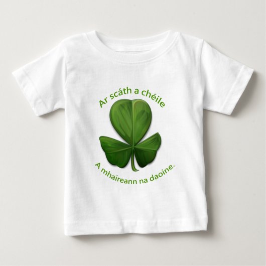 T-shirt Pour Bébé Sous l'abri de l'autre, les gens survivent (Devant)