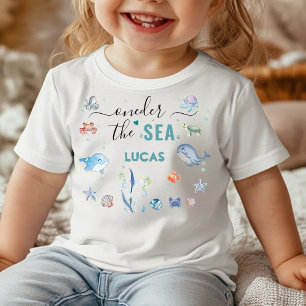 T-shirt Pour Bébé sous l'océan pour un an