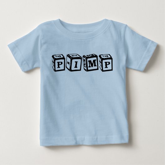 T-shirt Pour Bébé souteneur de bébé (Devant)