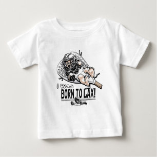 T-shirt Pour Bébé Soutenu à la vitesse relâchée de lacrosse