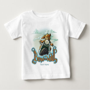 T-shirt Pour Bébé Soutenu pour être sauvage