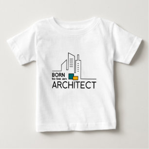 T-shirt Pour Bébé Soutenu pour être un architecte