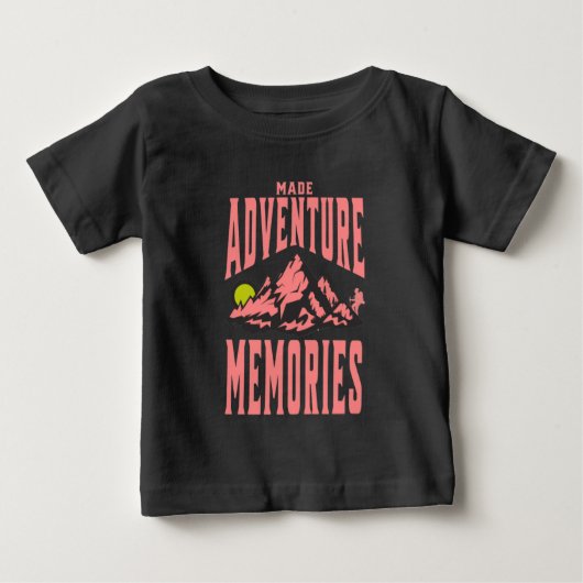 T-shirt Pour Bébé Souvenirs d'aventure (Devant)