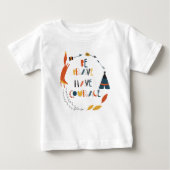 T-shirt Pour Bébé Soyez courageux Ayez Courage Fox (Devant)