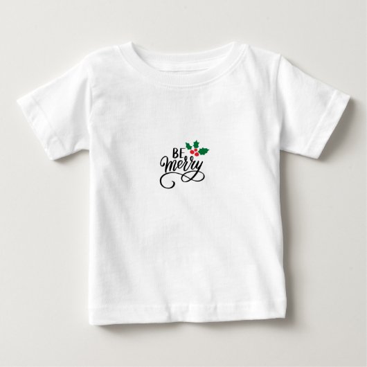 T-shirt Pour Bébé Soyez Joyeux (Devant)