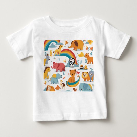 T-shirt Pour Bébé Soyez l'ami des animaux (Devant)