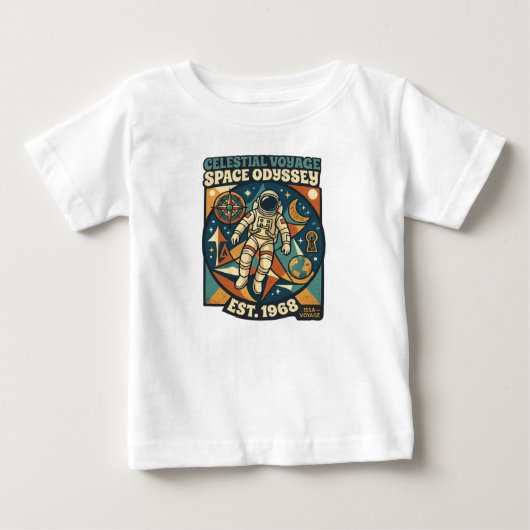 T-shirt Pour Bébé Space Odyssey – Cosmic Adventure for Space Lovers (Devant)