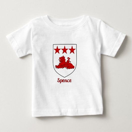 T-shirt Pour Bébé Spence Family Shield (Devant)