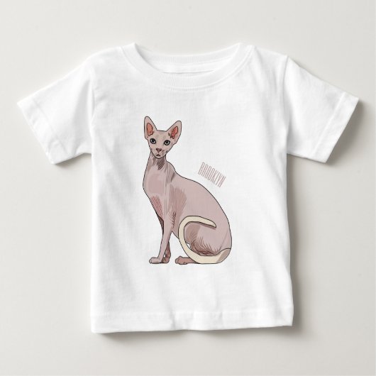 T-shirt Pour Bébé Sphynx cat (Devant)