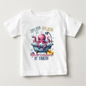 T-shirt Pour Bébé Splash Splash Your Opinion Is Trash  (Devant)