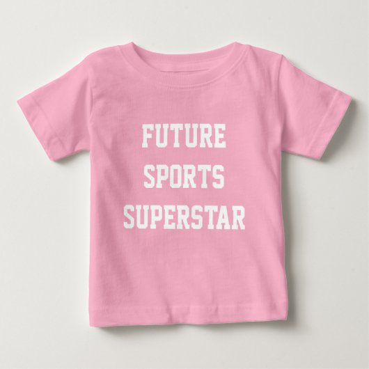 T-shirt Pour Bébé Sports Superstar (Devant)
