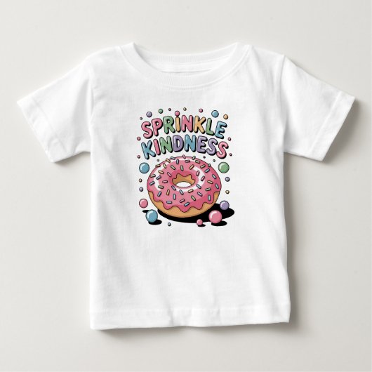 T-shirt Pour Bébé Sprinter la gentillesse | Donut (Devant)
