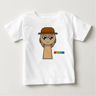 T-shirt Pour Bébé sprunki brun