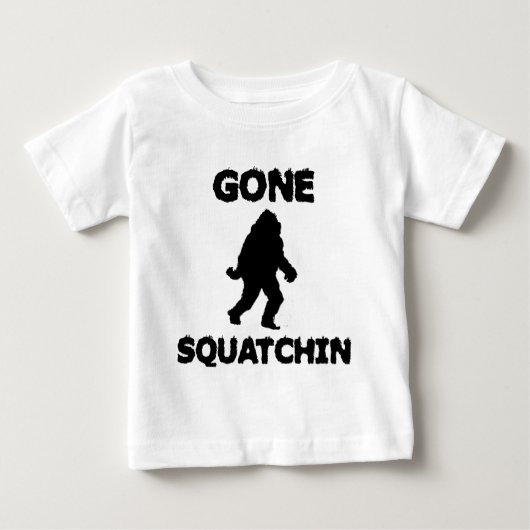 T-shirt Pour Bébé Squatchin allé (Devant)