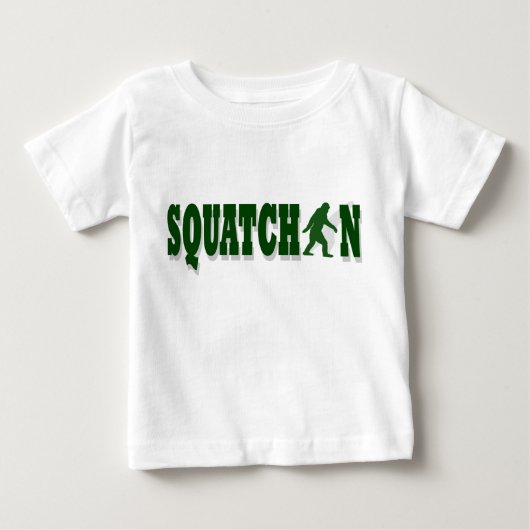 T-shirt Pour Bébé Squatchine (Devant)