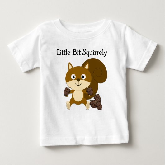 T-shirt Pour Bébé Squirrely (Devant)