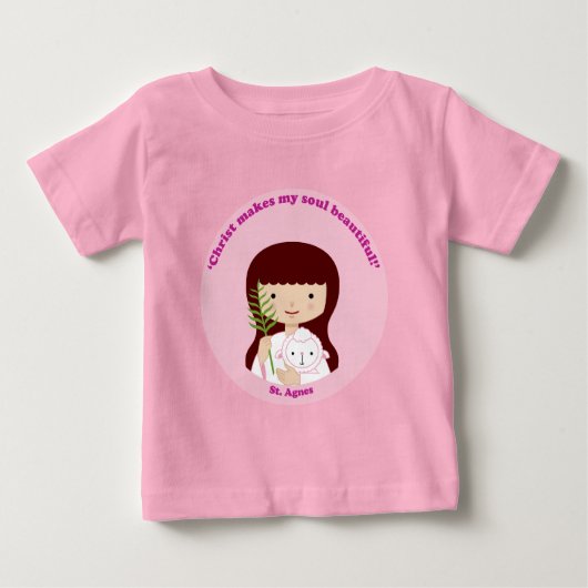 T-shirt Pour Bébé St. Agnes (Devant)
