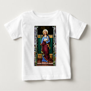 T-shirt Pour Bébé St Agnès de Rome, tenant l'agneau et la palmette