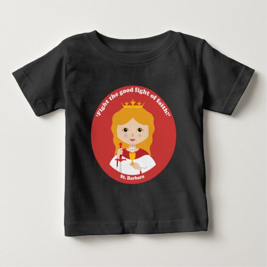 T-shirt Pour Bébé St. Barbara (Devant)