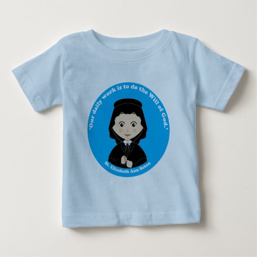 T-shirt Pour Bébé St. Elizabeth Ann Seton (Devant)