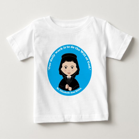 T-shirt Pour Bébé St. Elizabeth Ann Seton (Devant)