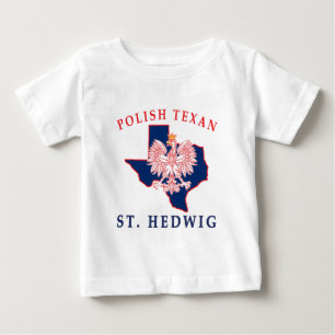 T-shirt Pour Bébé St. Hedwig Texan polonais