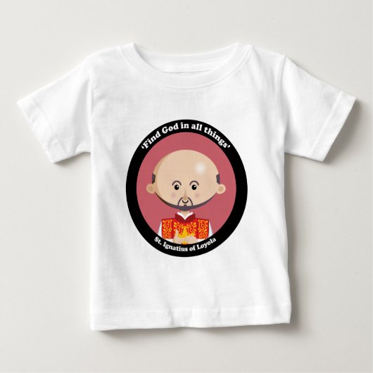 T-shirt Pour Bébé St Ignatius de Loyola (Devant)