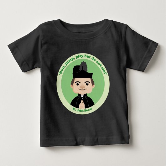 T-shirt Pour Bébé St. John Bosco (Devant)
