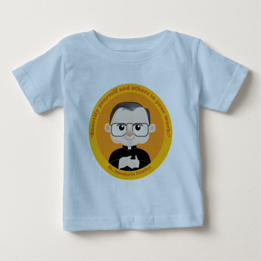T-shirt Pour Bébé St. Josemaria Escriva (Devant)
