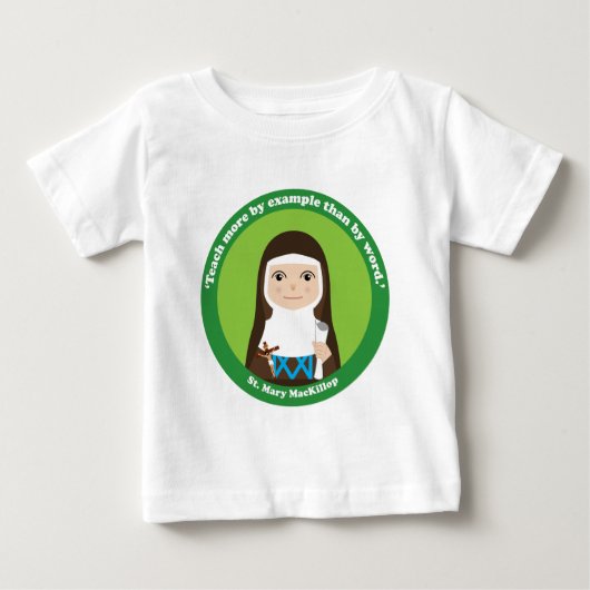 T-shirt Pour Bébé St. Mary MacKillop (Devant)