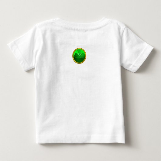 T-SHIRT POUR BÉBÉ ST PATRICK'S DAY CHAT AVEC BIÈRE IRLANDAISE VERTE (Dos)
