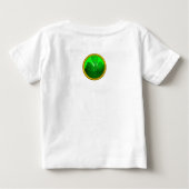 T-SHIRT POUR BÉBÉ ST PATRICK'S DAY CHAT AVEC CLOVER VERT (Dos)