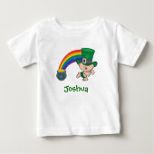 T-shirt Pour Bébé St. Patrick's Day Rainbow Toddler Tee (Devant)