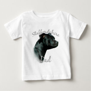 T-shirt Pour Bébé Staffordshire Bull Terrier Papa 2