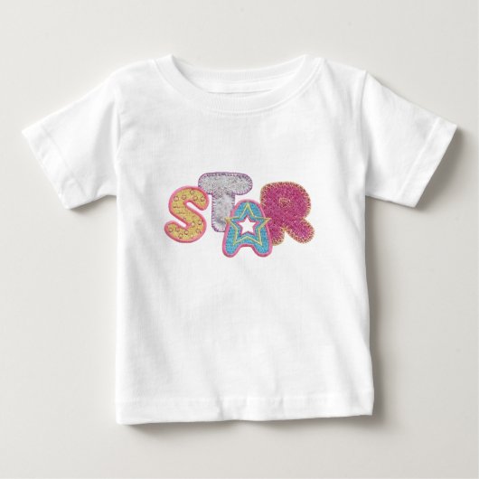 T-shirt Pour Bébé Star Tutu Baby Romper (Devant)