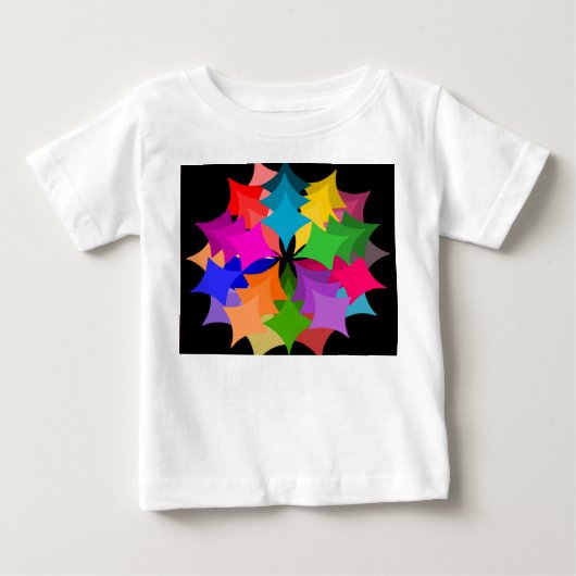 T-shirt Pour Bébé Star Wreath (Devant)