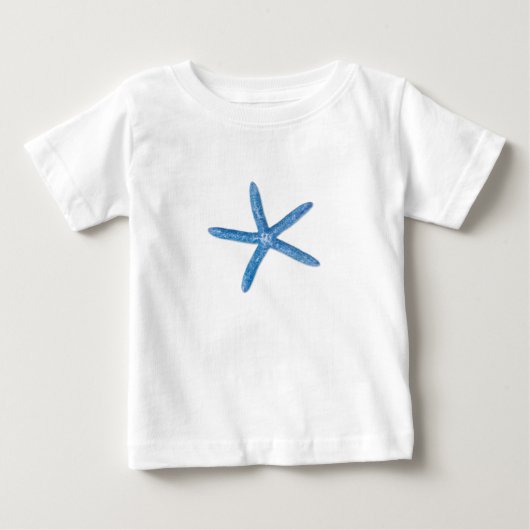 T-shirt Pour Bébé Starfish bleu (Devant)