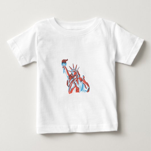 T-shirt Pour Bébé Statue de la Liberté (Devant)