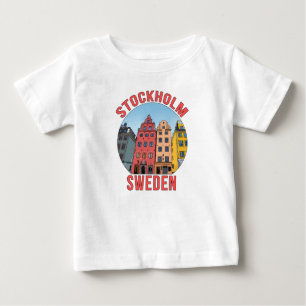 T-shirt Pour Bébé Stockholm Suède