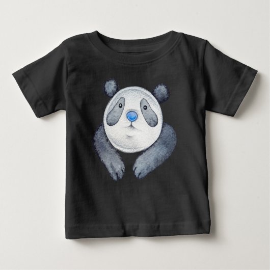 T-shirt Pour Bébé Stoïque Panda Bear Cute (Devant)