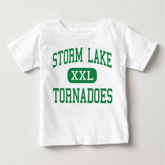 T-shirt Pour Bébé Storm Lake - Tornados - High - Storm Lake Iowa (Devant)