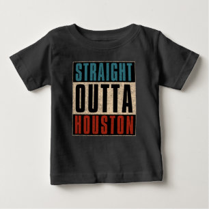 T-shirt Pour Bébé Stright Outta Houston Texas TX USA