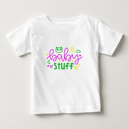 T-shirt Pour Bébé Stuff bébé (Devant)