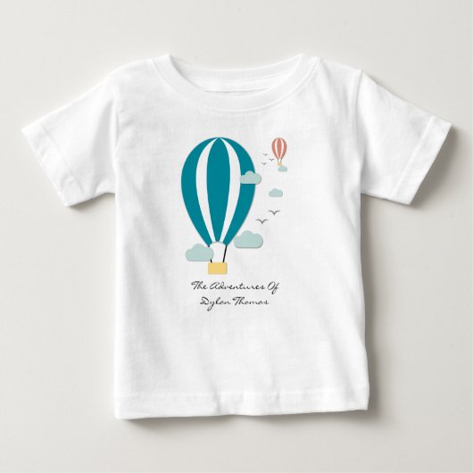 T-shirt Pour Bébé Style chaud de Papercut de ballon à air (Devant)