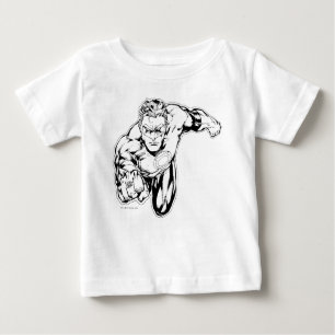 T-shirt Pour Bébé Style comique - Bague devant, noir et blanc