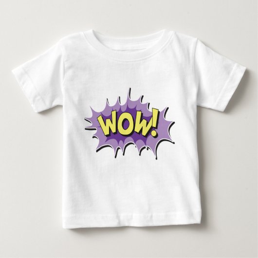 T-shirt Pour Bébé Style comique wow d'art de bruit (Devant)