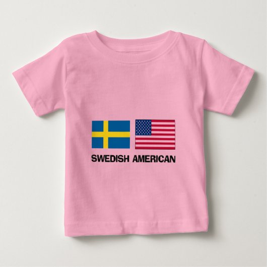 T-shirt Pour Bébé Suédois (Devant)