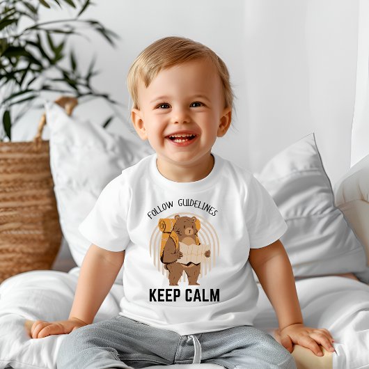 T-shirt Pour Bébé Suivez les instructions pour rester calme