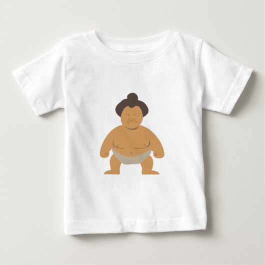 T-shirt Pour Bébé Sumo Wrestler (Devant)