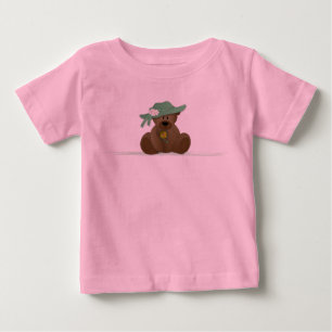 T-shirt Pour Bébé Sunbonnet Teddy Bear